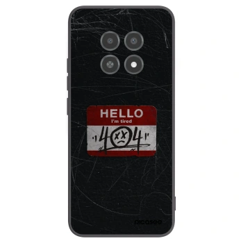 Picasee silikonowe czarne etui na Realme 12X - HELLO 404