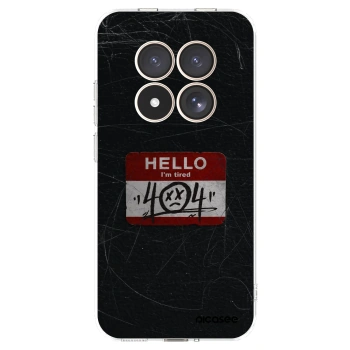 Picasee silikonowe przeźroczyste etui na Xiaomi Redmi Note 15 Pro 4G - HELLO 404
