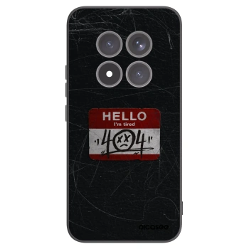 Picasee silikonowe czarne etui na Xiaomi Redmi Note 15 Pro+ - HELLO 404