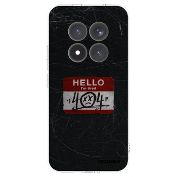 Picasee silikonowe przeźroczyste etui na Xiaomi Redmi Note 15 Pro+ - HELLO 404