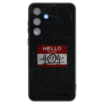 Picasee silikonowe czarne etui na Samsung Galaxy S25 FE 5G - HELLO 404