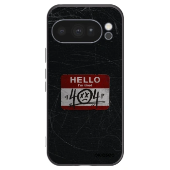 Picasee silikonowe czarne etui na Google Pixel 10 Pro - HELLO 404