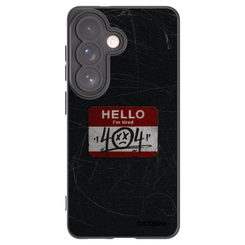 Picasee silikonowe czarne etui na Samsung Galaxy S26 - HELLO 404
