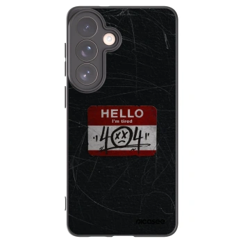 Picasee silikonowe czarne etui na Samsung Galaxy S26+ - HELLO 404