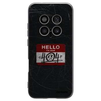 Picasee silikonowe czarne etui na Honor Magic8 Pro 5G - HELLO 404