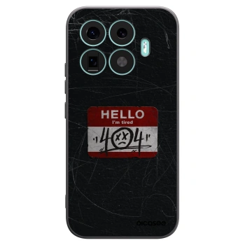 Picasee silikonowe czarne etui na Xiaomi 17T - HELLO 404