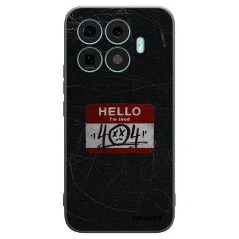 Picasee silikonowe czarne etui na Xiaomi 17T Pro - HELLO 404