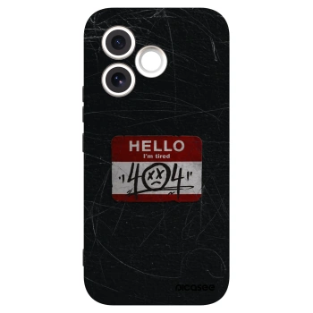 Picasee silikonowe czarne etui na Honor 600 Lite - HELLO 404