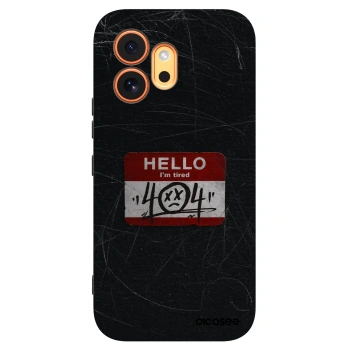 Picasee silikonowe czarne etui na Honor 600 - HELLO 404