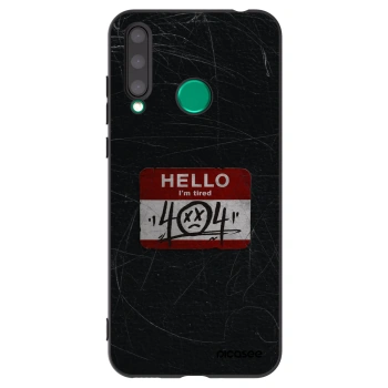 Picasee silikonowe czarne etui na Honor 20 Lite - HELLO 404