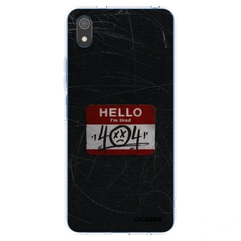Picasee silikonowe przeźroczyste etui na Xiaomi Redmi 7A - HELLO 404