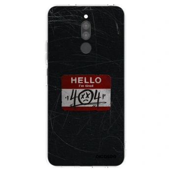 Picasee silikonowe przeźroczyste etui na Xiaomi Redmi 8 - HELLO 404