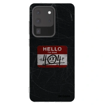 Picasee silikonowe przeźroczyste etui na Samsung Galaxy S20 Ultra 5G G988F - HELLO 404