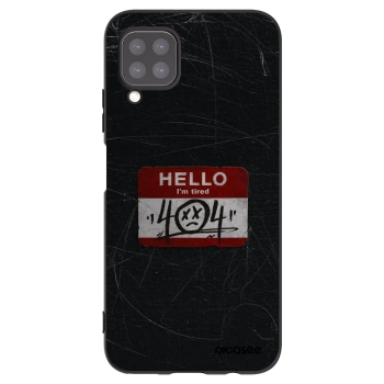 Picasee silikonowe czarne etui na Huawei P40 Lite - HELLO 404