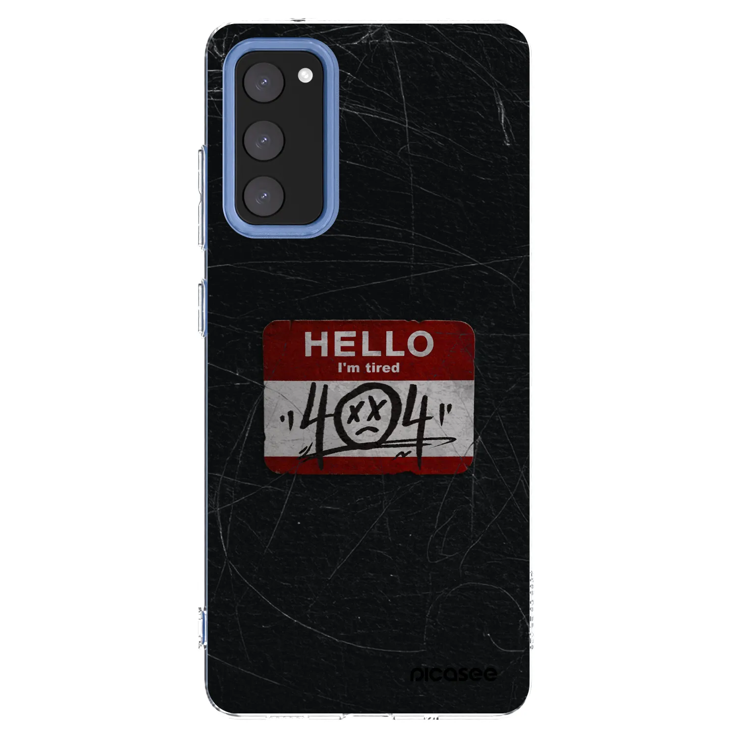 Picasee silikonowe przeźroczyste etui na Samsung Galaxy S20 FE - HELLO 404
