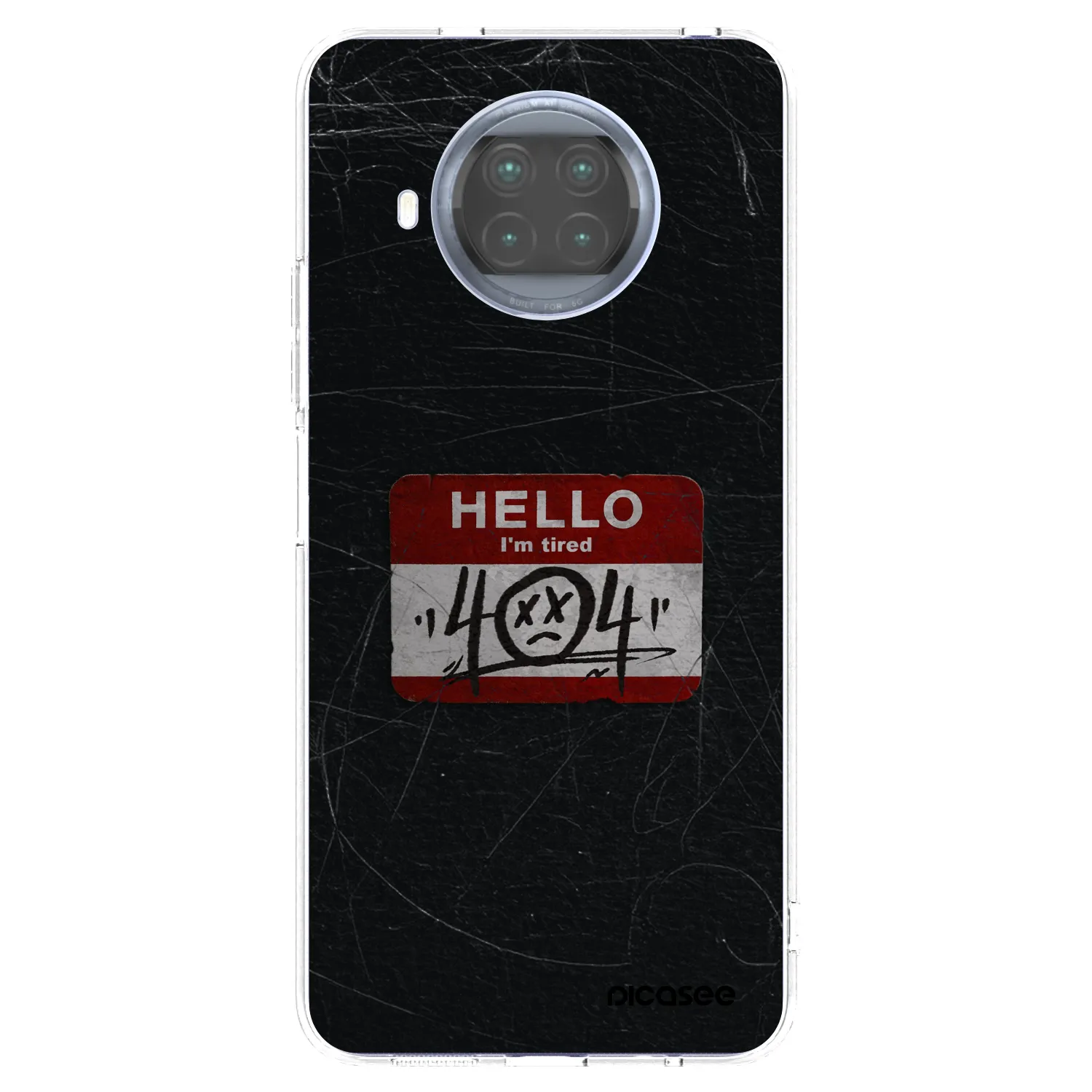 Picasee silikonowe przeźroczyste etui na Xiaomi Mi 10T Lite - HELLO 404