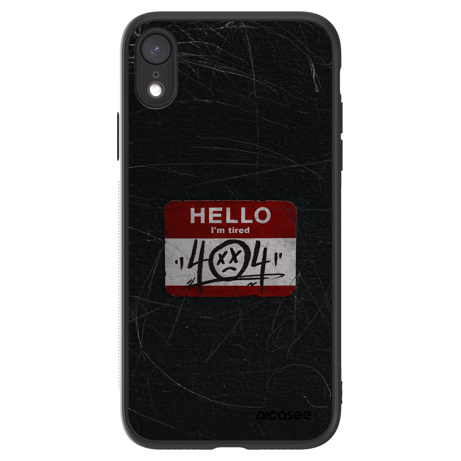 Picasee ULTIMATE CASE na Apple iPhone XR - HELLO 404