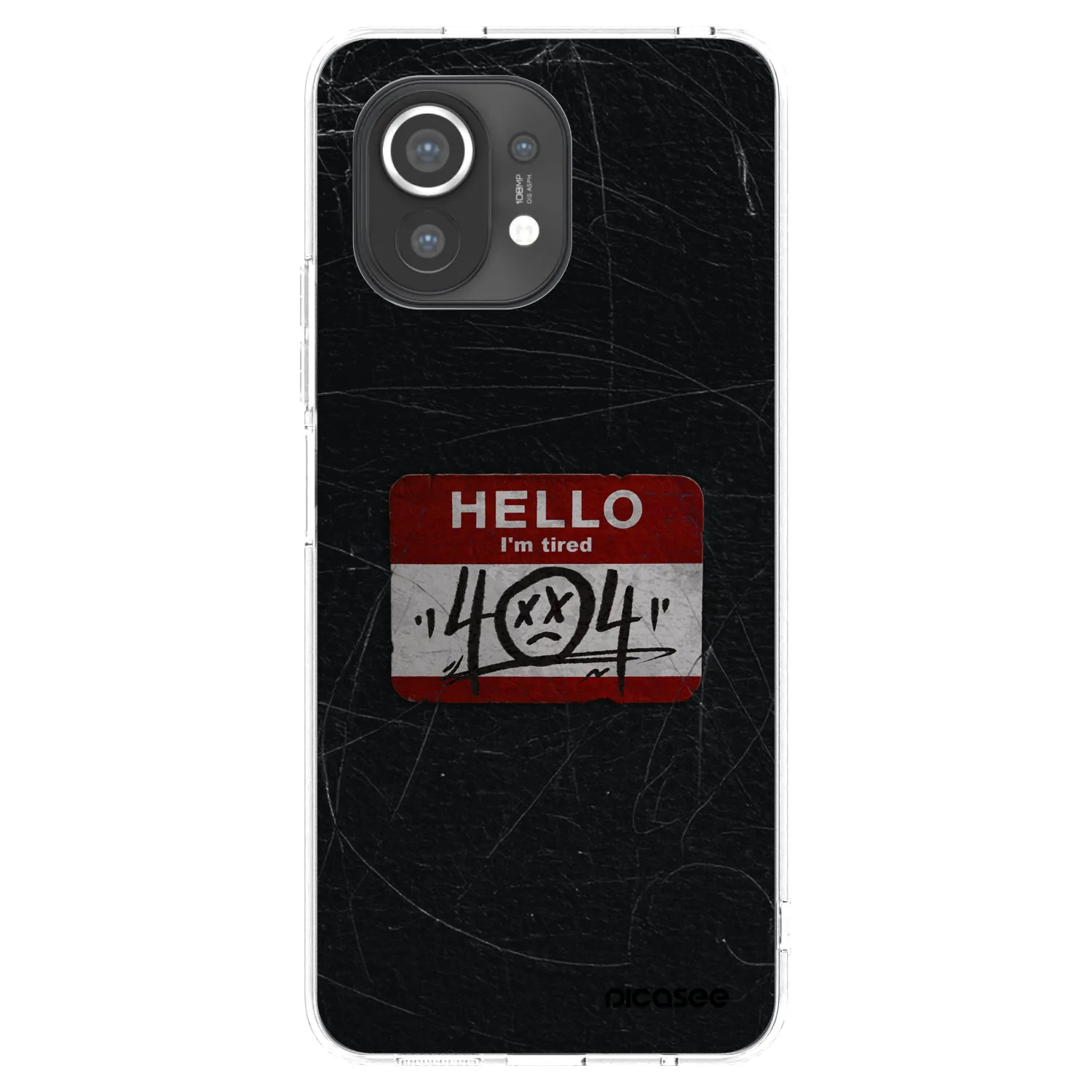Picasee silikonowe przeźroczyste etui na Xiaomi Mi 11 - HELLO 404