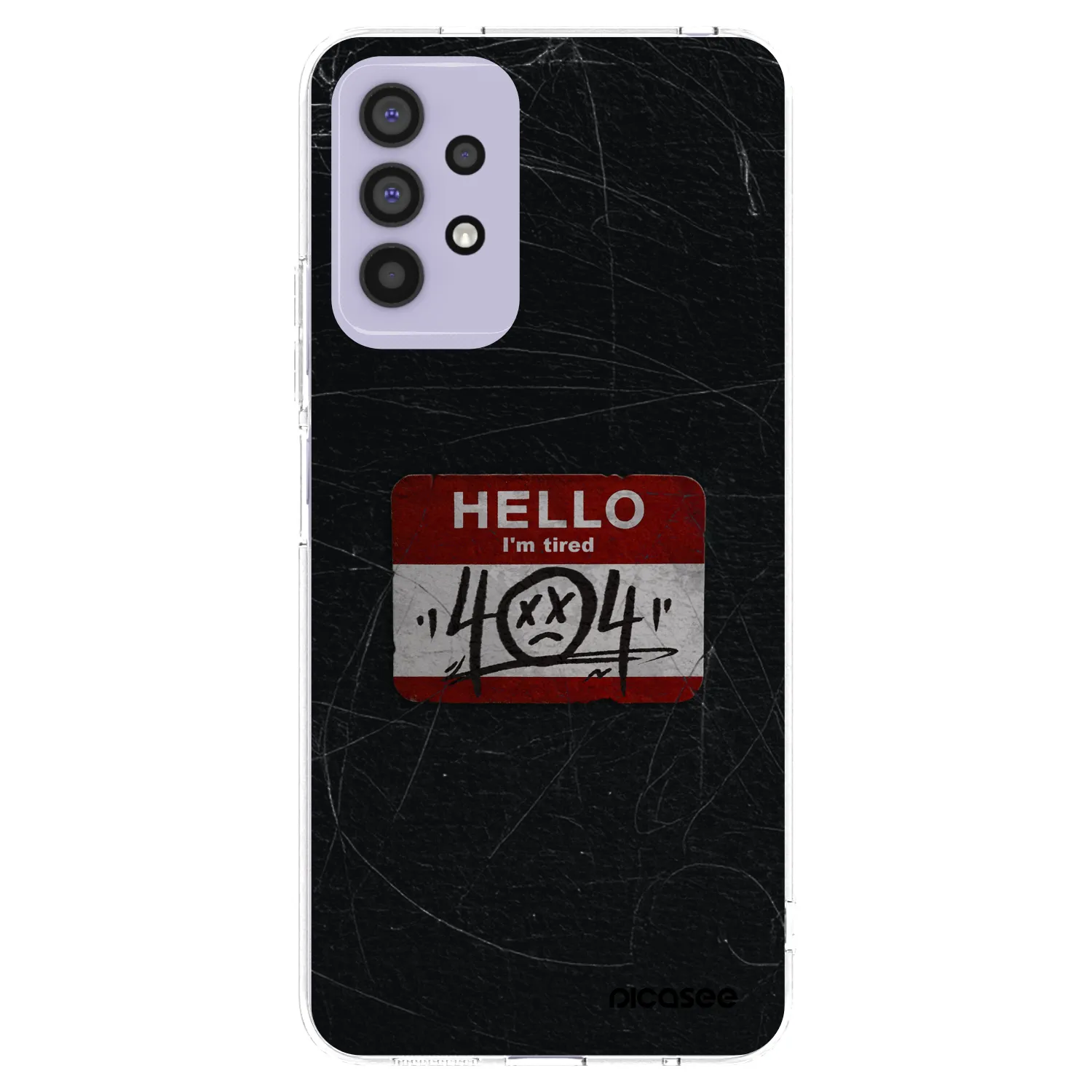 Picasee silikonowe przeźroczyste etui na Samsung Galaxy A32 4G SM-A325F - HELLO 404