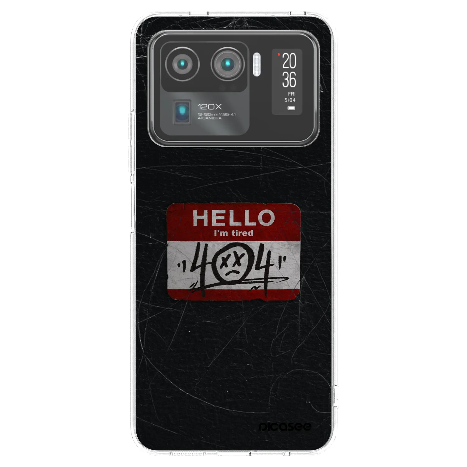 Picasee silikonowe przeźroczyste etui na Xiaomi Mi 11 Ultra - HELLO 404
