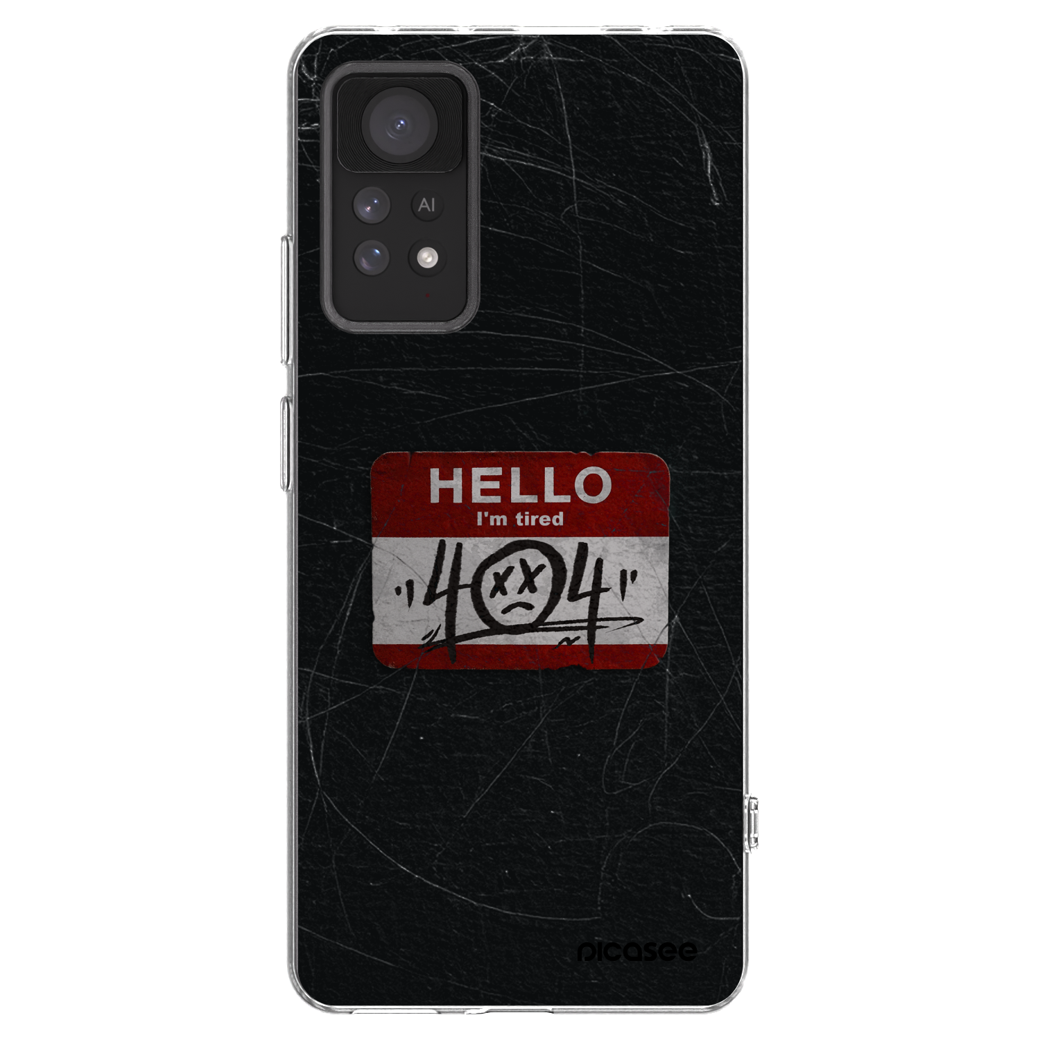 Picasee silikonowe przeźroczyste etui na Xiaomi Redmi Note 11 Pro 5G - HELLO 404