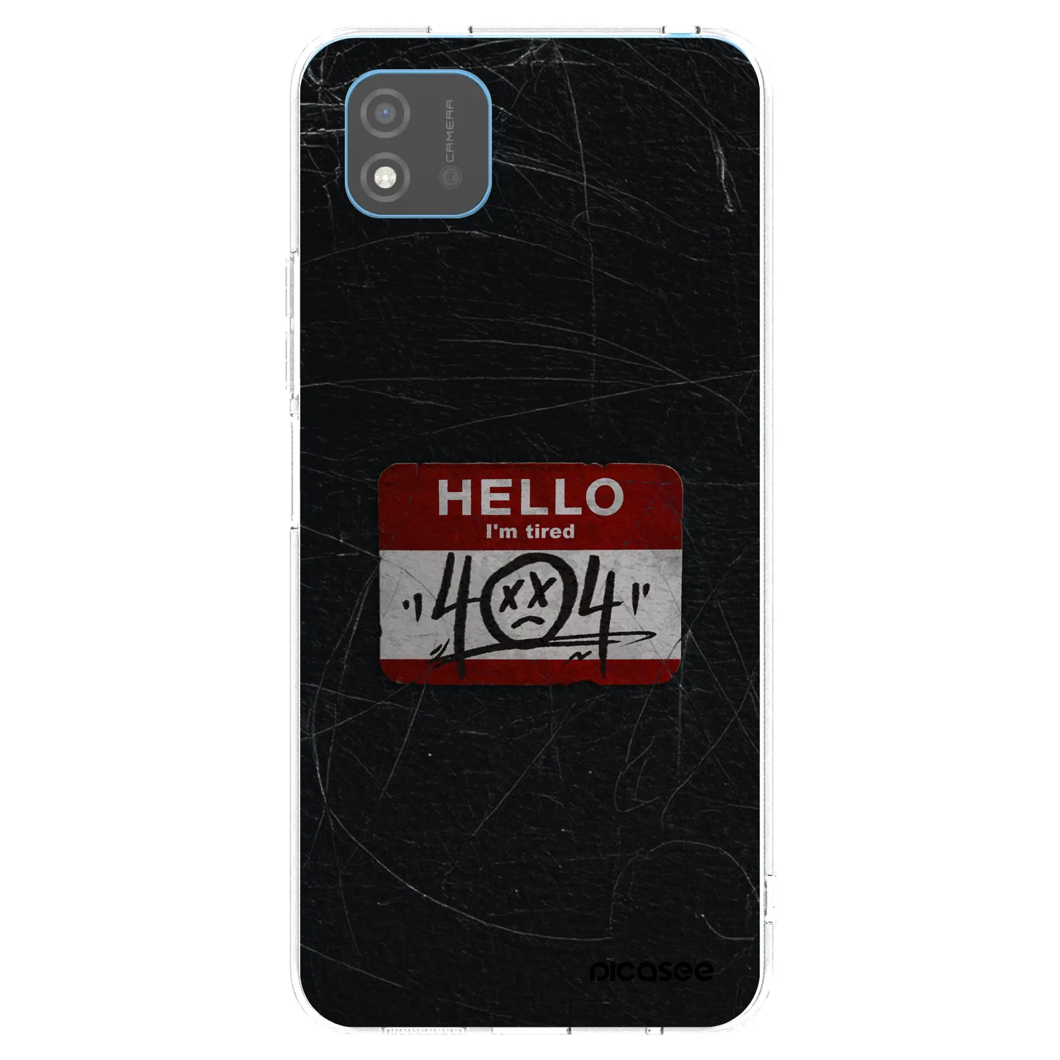 Picasee silikonowe przeźroczyste etui na Realme C11 (2021) - HELLO 404