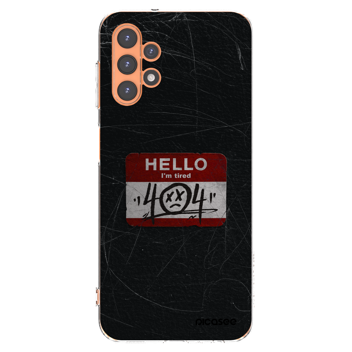 Picasee silikonowe przeźroczyste etui na Samsung Galaxy A13 4G A135 - HELLO 404