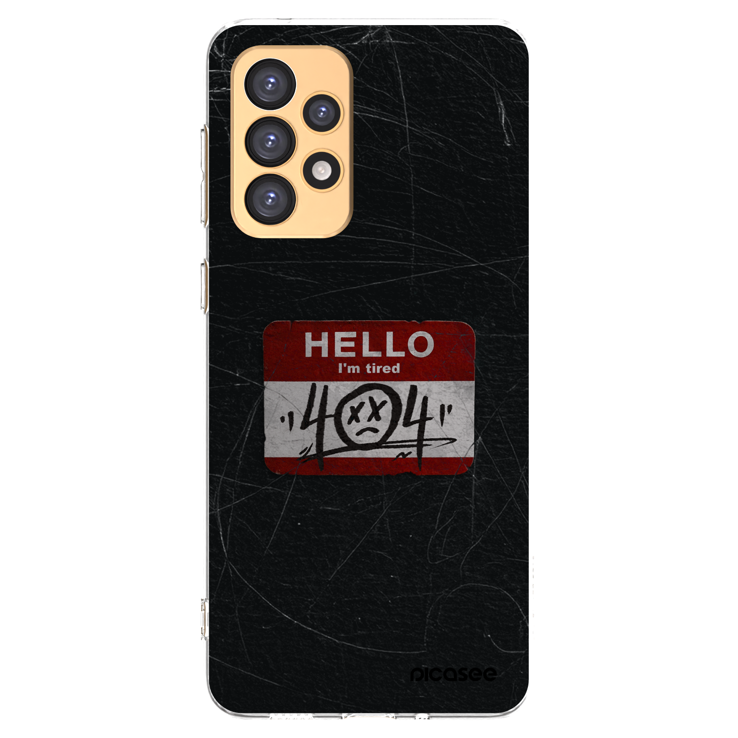 Picasee silikonowe przeźroczyste etui na Samsung Galaxy A33 5G A336 - HELLO 404