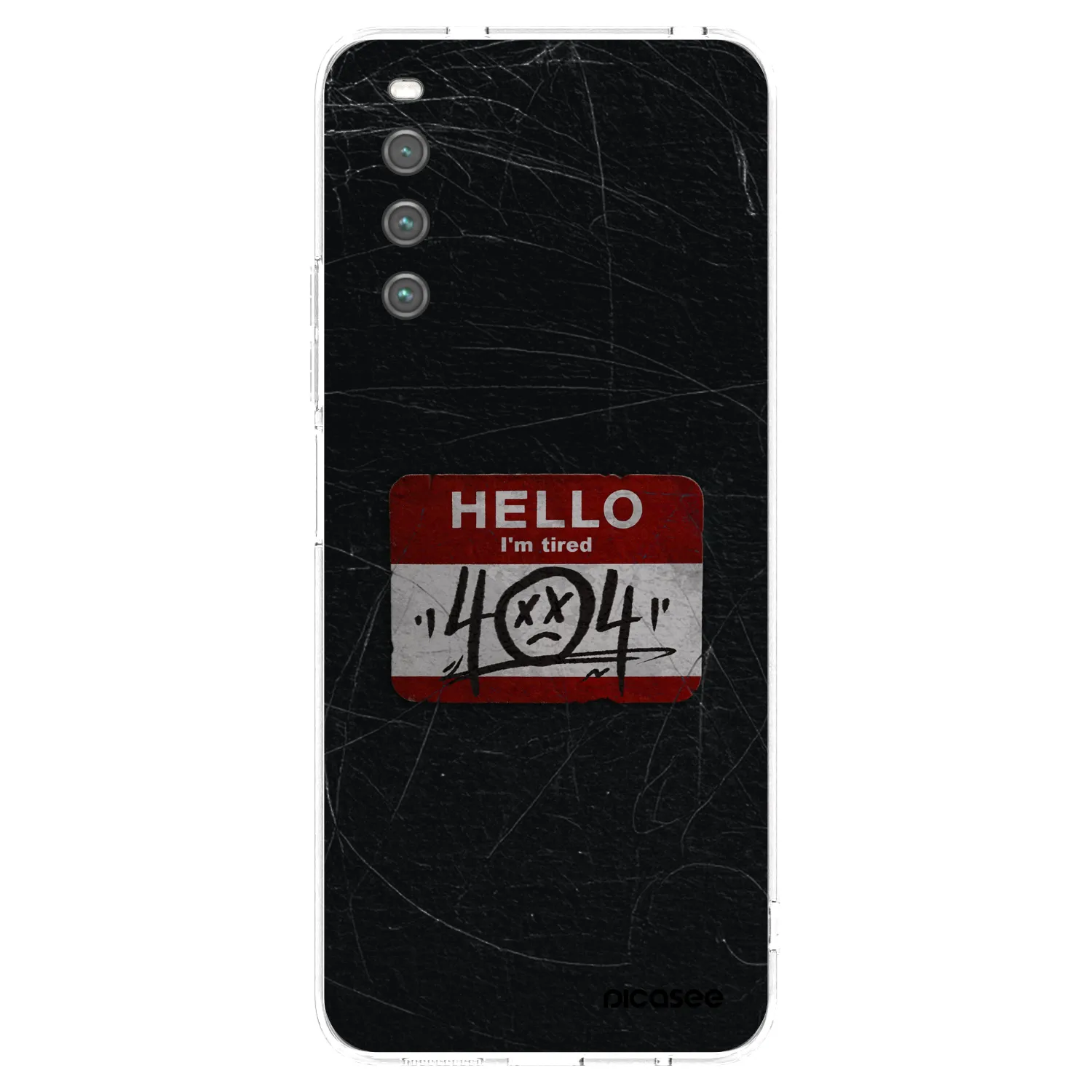 Picasee silikonowe przeźroczyste etui na Sony Xperia 10 IV 5G - HELLO 404