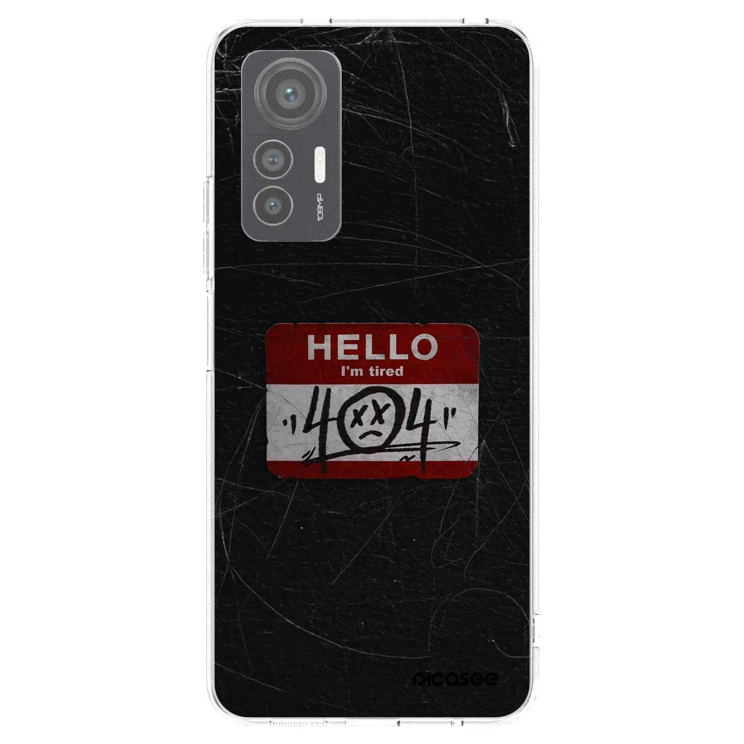 Picasee silikonowe przeźroczyste etui na Xiaomi 12 Lite - HELLO 404