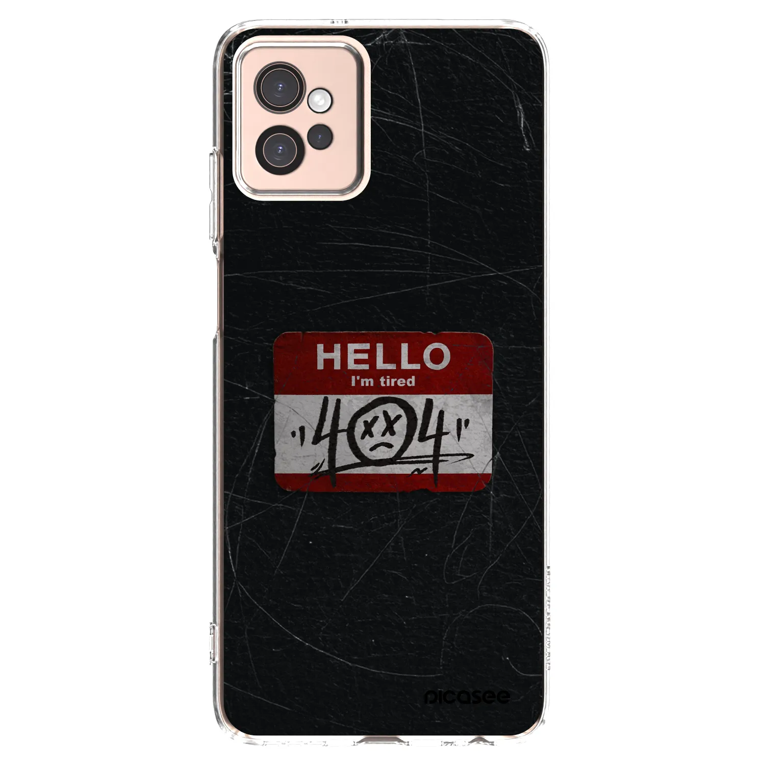 Picasee silikonowe przeźroczyste etui na Motorola Moto G32 - HELLO 404