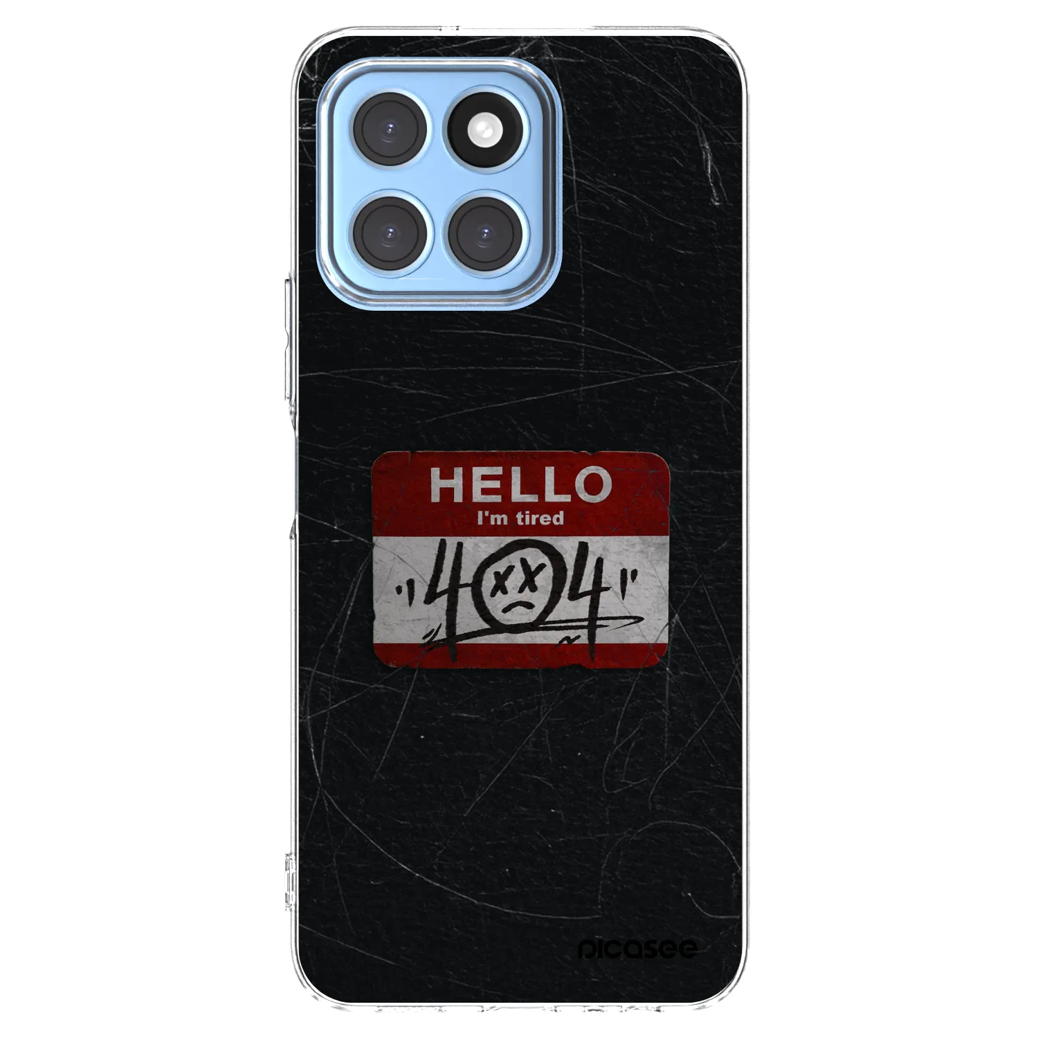 Picasee silikonowe przeźroczyste etui na Honor X6 - HELLO 404