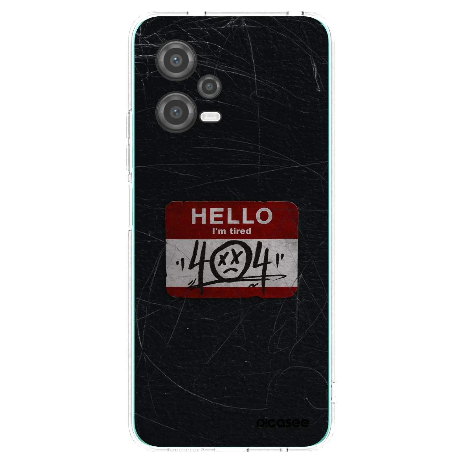 Picasee silikonowe przeźroczyste etui na Xiaomi Poco X5 - HELLO 404