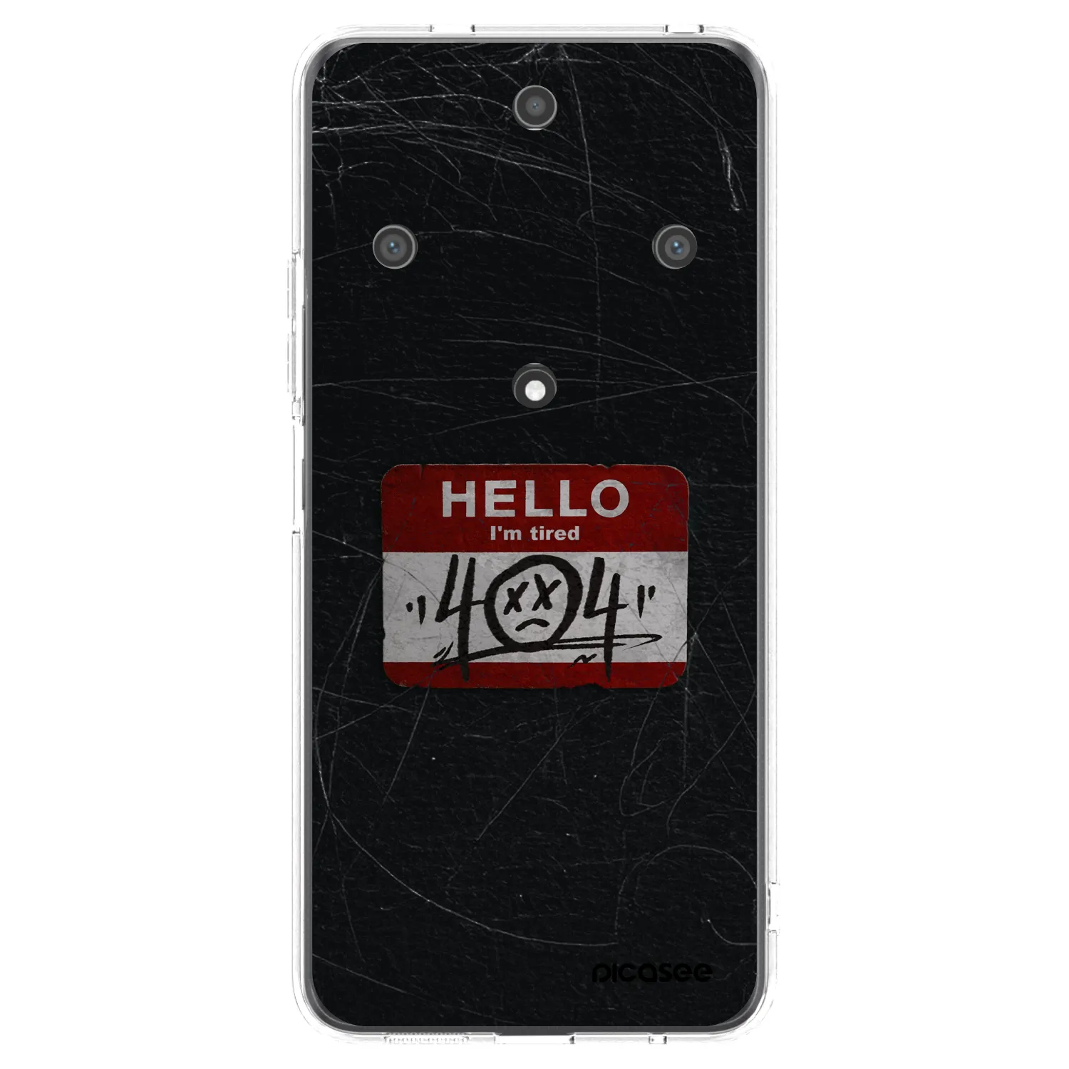 Picasee silikonowe przeźroczyste etui na Honor Magic5 Lite 5G - HELLO 404