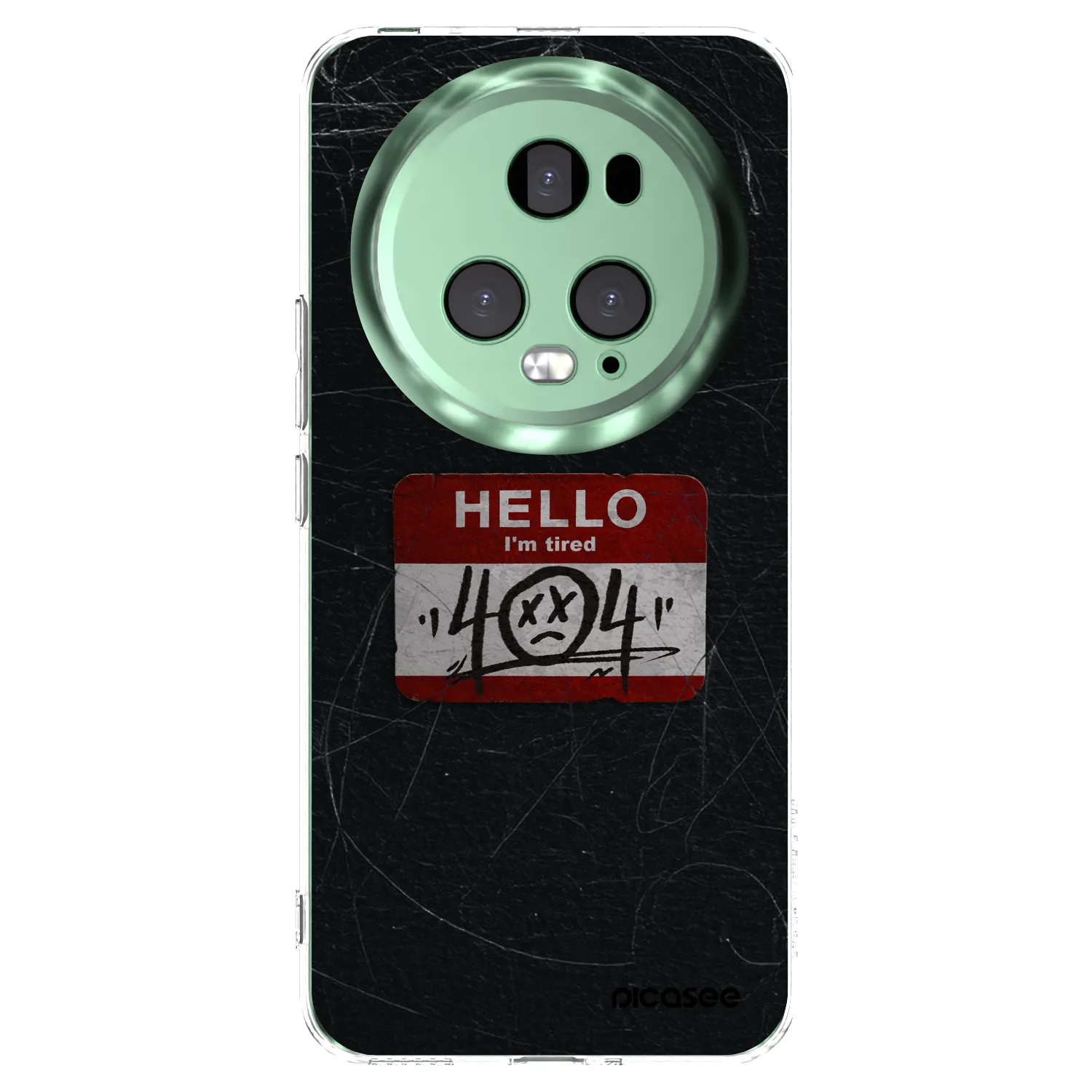 Picasee silikonowe przeźroczyste etui na Honor Magic5 Pro - HELLO 404
