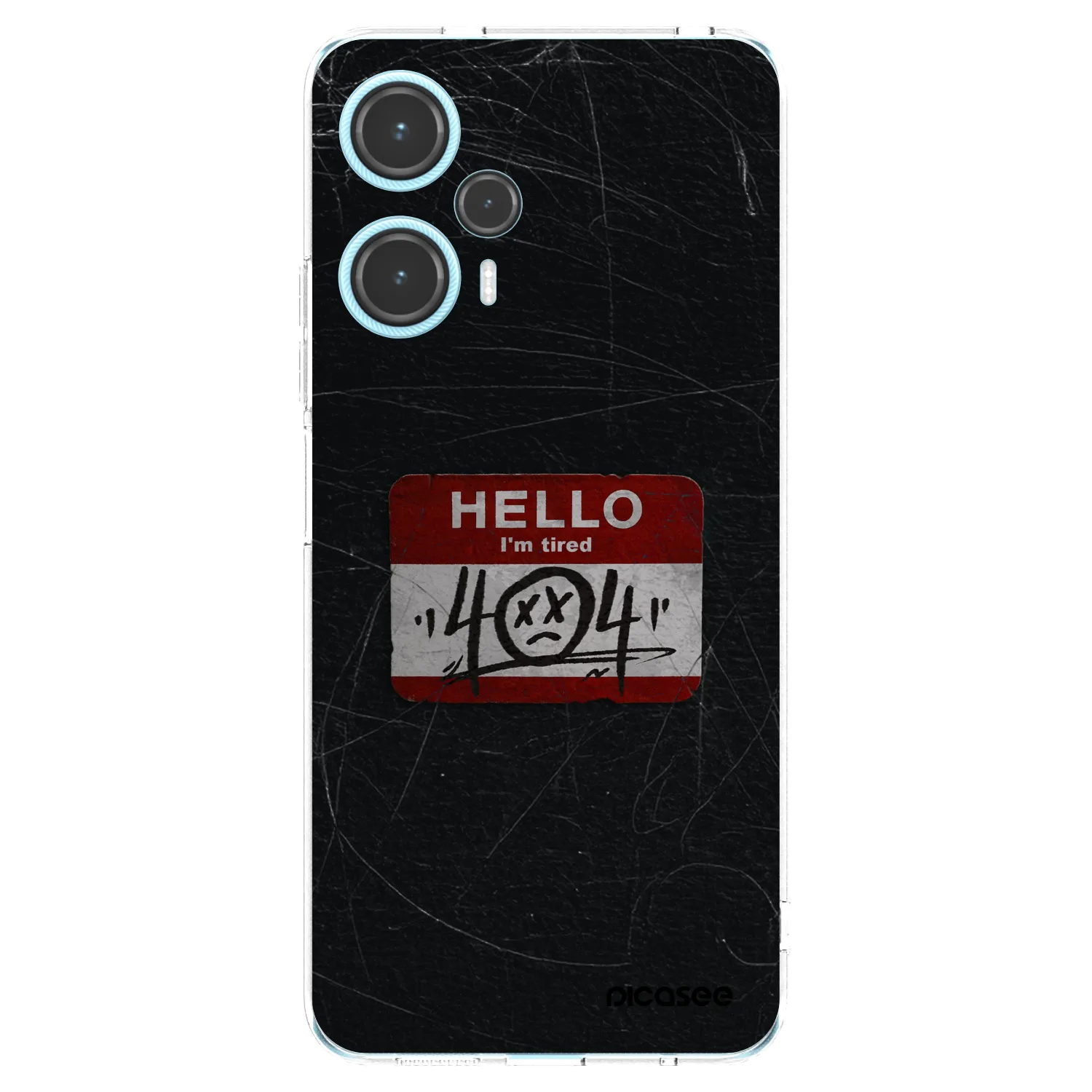 Picasee silikonowe przeźroczyste etui na Xiaomi Poco F5 - HELLO 404