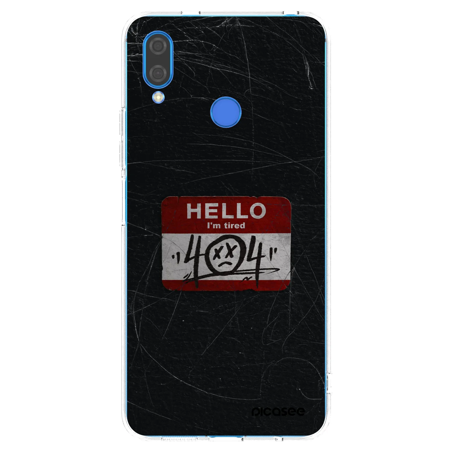 Picasee silikonowe przeźroczyste etui na Huawei Nova 3i - HELLO 404