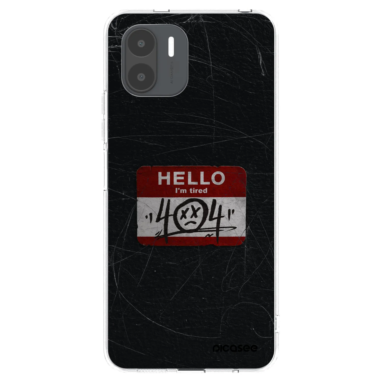 Picasee silikonowe przeźroczyste etui na Xiaomi Redmi A2 - HELLO 404