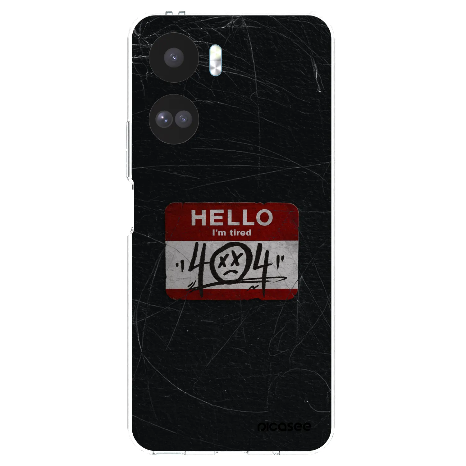 Picasee silikonowe przeźroczyste etui na Honor 90 Lite 5G - HELLO 404
