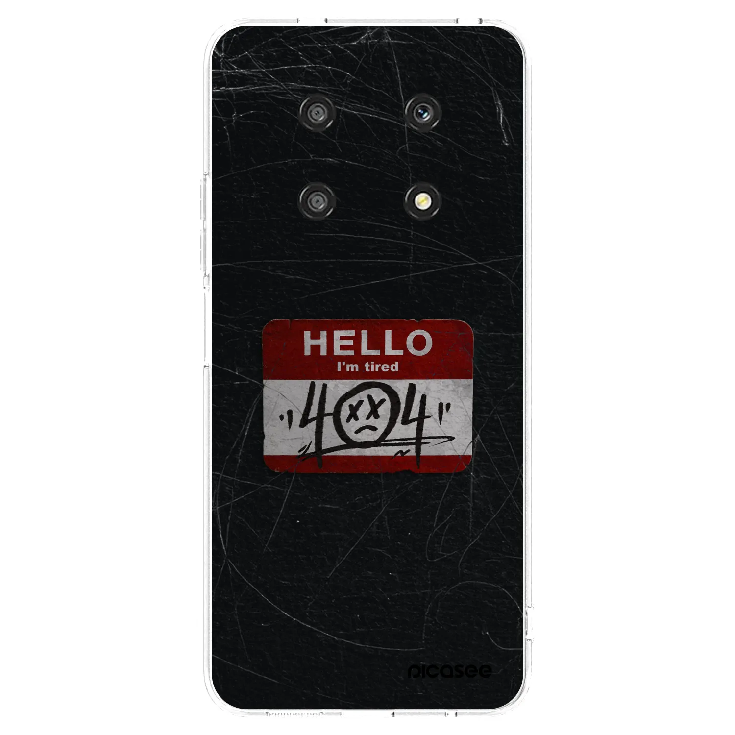 Picasee silikonowe przeźroczyste etui na Honor Magic4 Lite 5G - HELLO 404