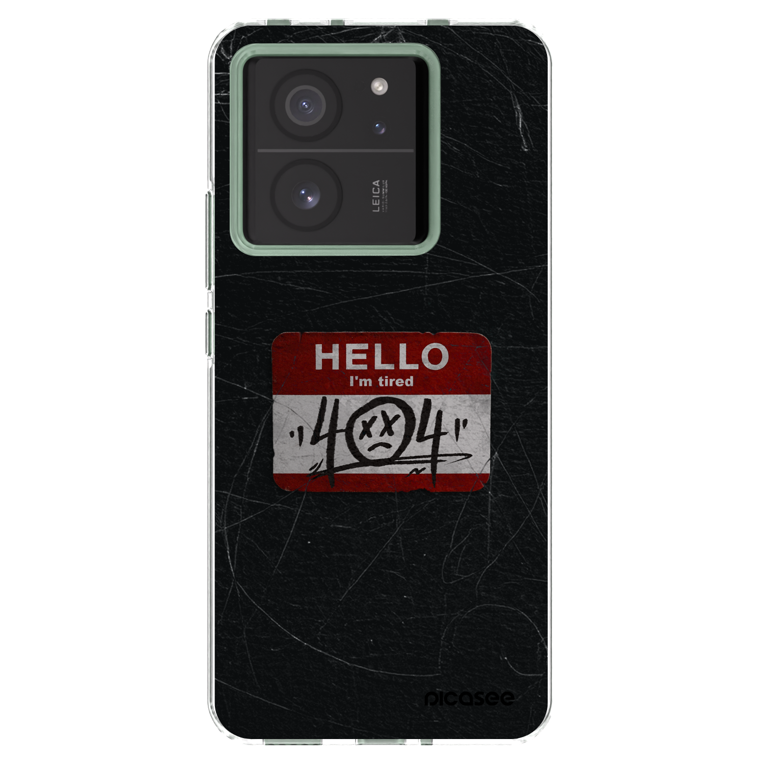 Picasee silikonowe przeźroczyste etui na Xiaomi 13T - HELLO 404