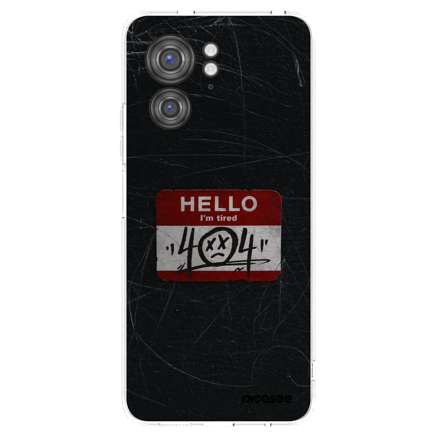 Picasee silikonowe przeźroczyste etui na Motorola Edge 40 - HELLO 404