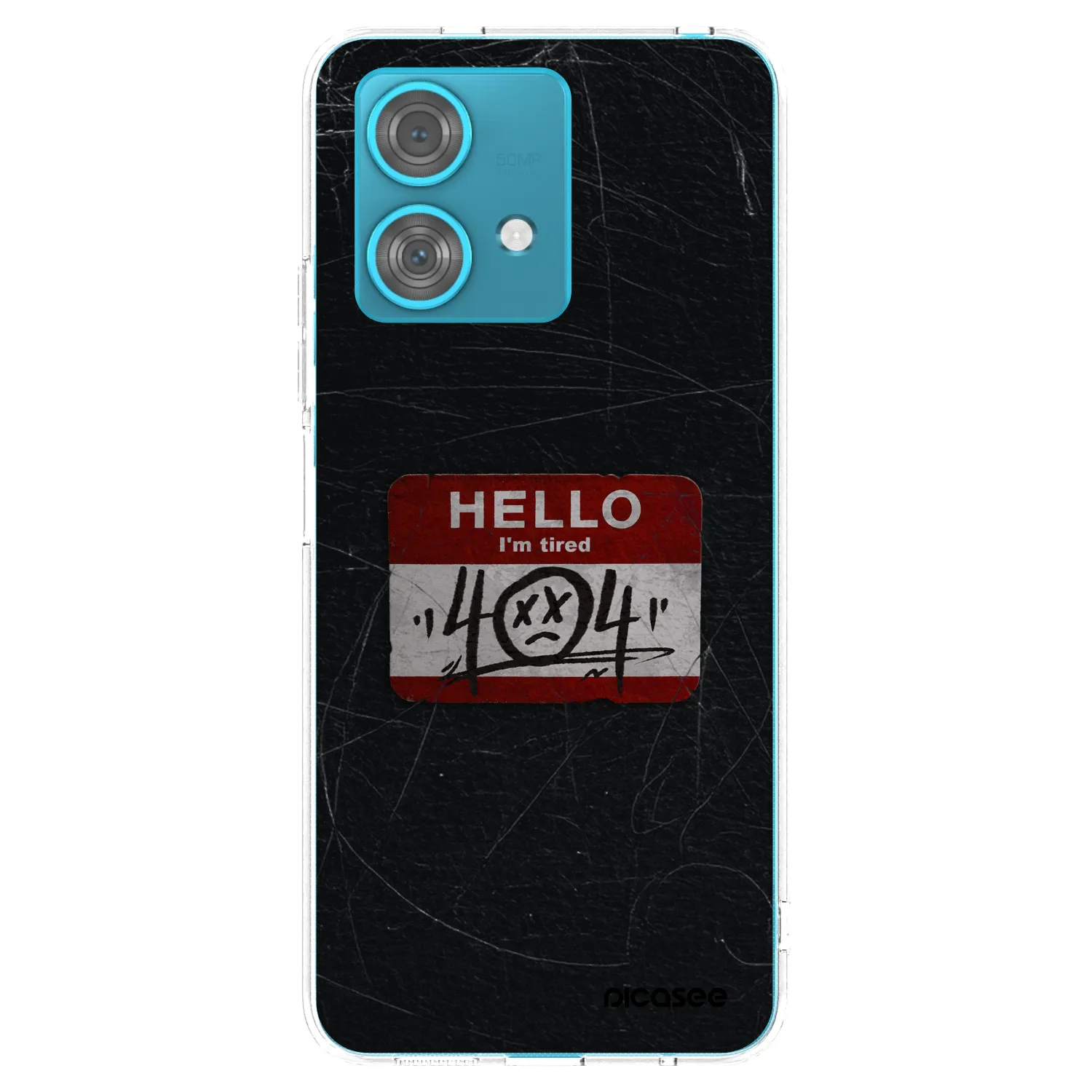 Picasee silikonowe przeźroczyste etui na Motorola Edge 40 Neo - HELLO 404