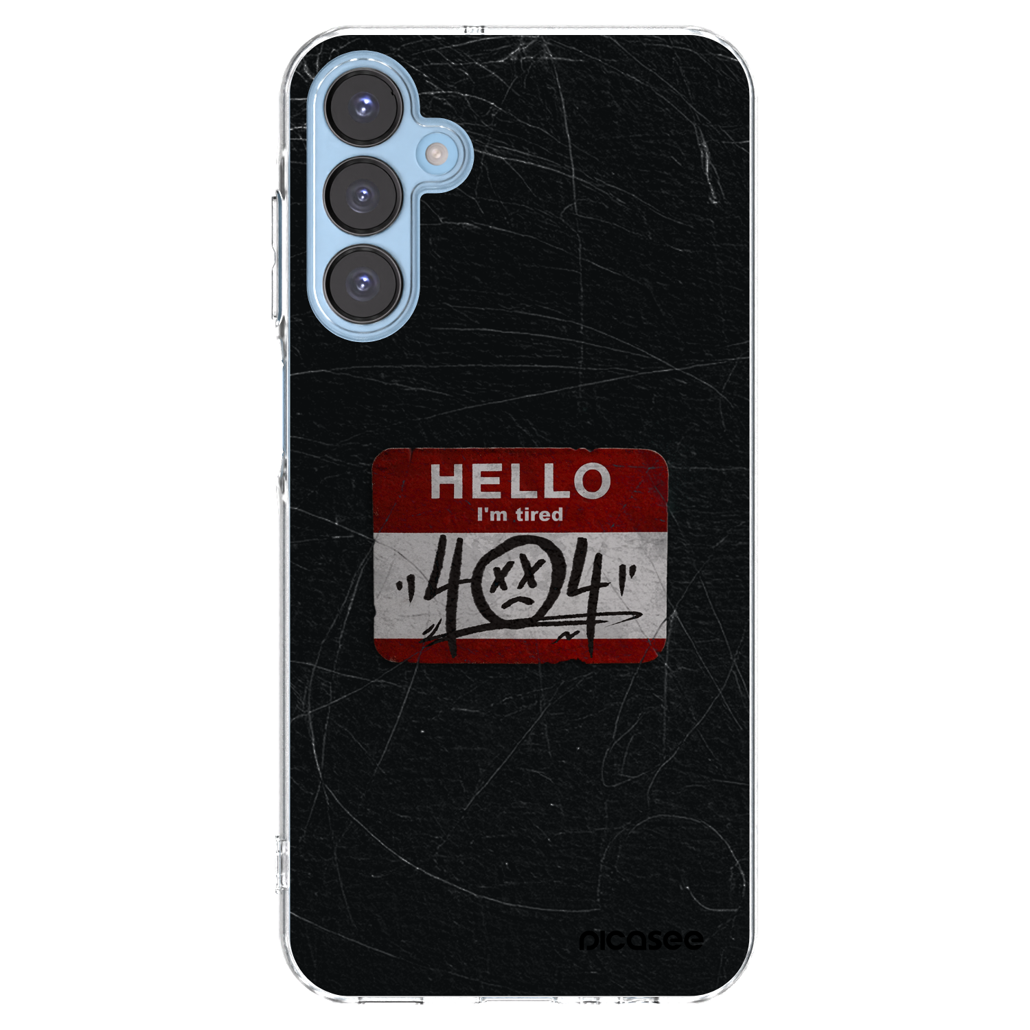 Picasee silikonowe przeźroczyste etui na Samsung Galaxy A15 A156B 5G - HELLO 404
