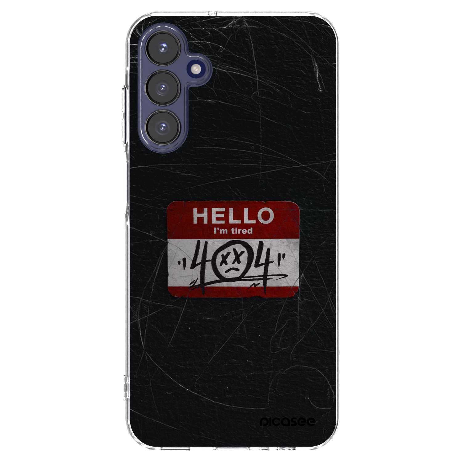 Picasee silikonowe przeźroczyste etui na Samsung Galaxy A15 A155F 4G - HELLO 404