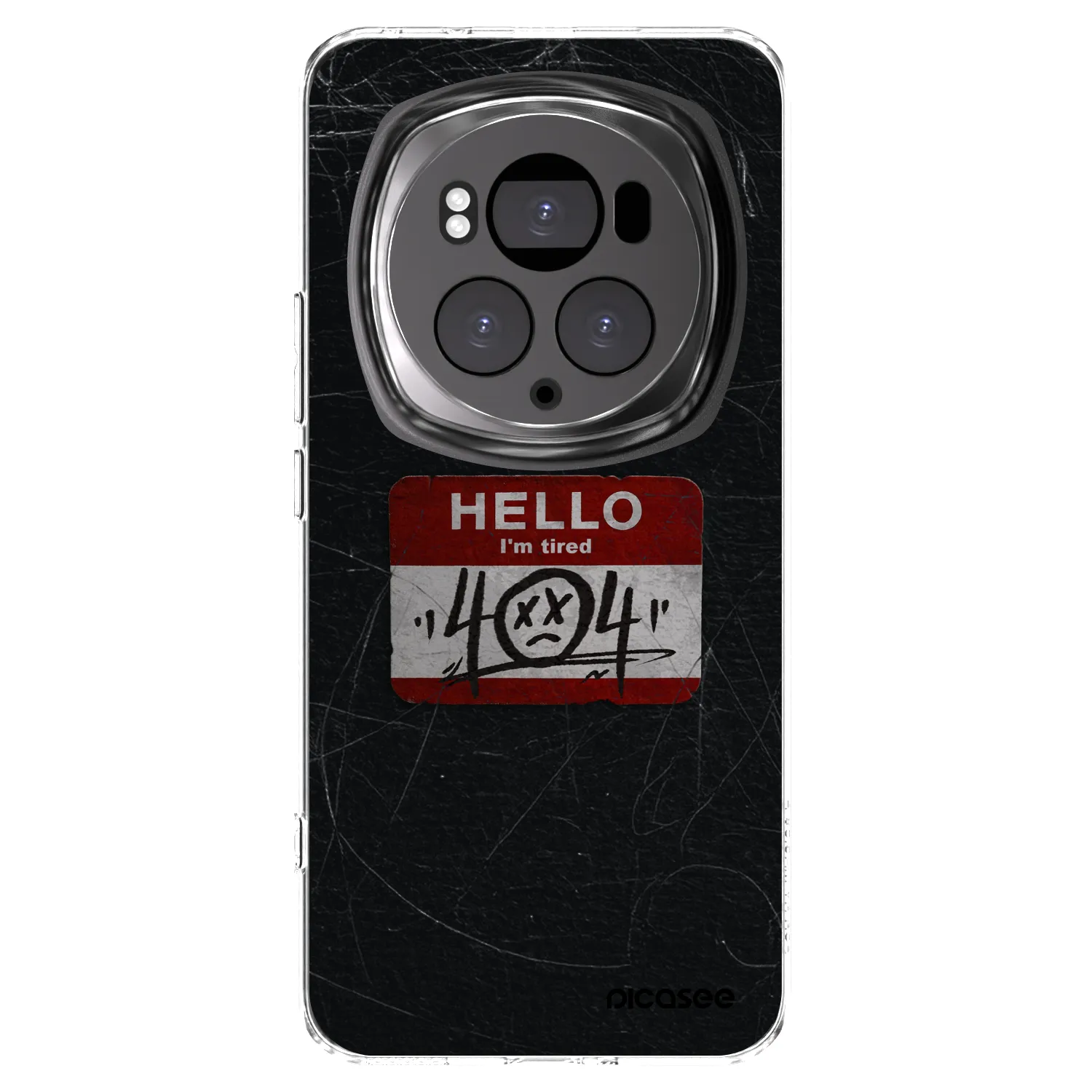 Picasee silikonowe przeźroczyste etui na Honor Magic6 Pro - HELLO 404