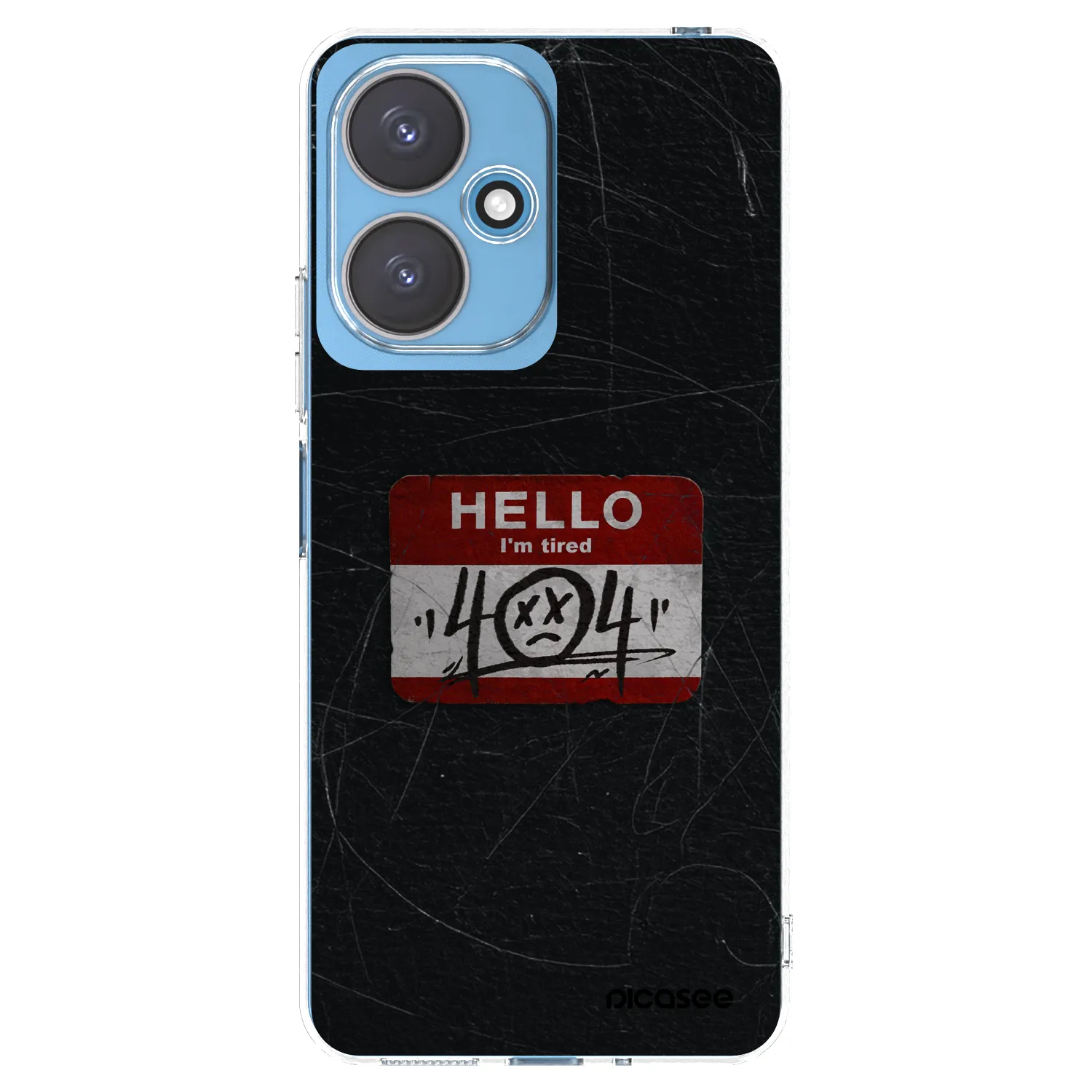 Picasee silikonowe przeźroczyste etui na Xiaomi Redmi 13C 5G - HELLO 404