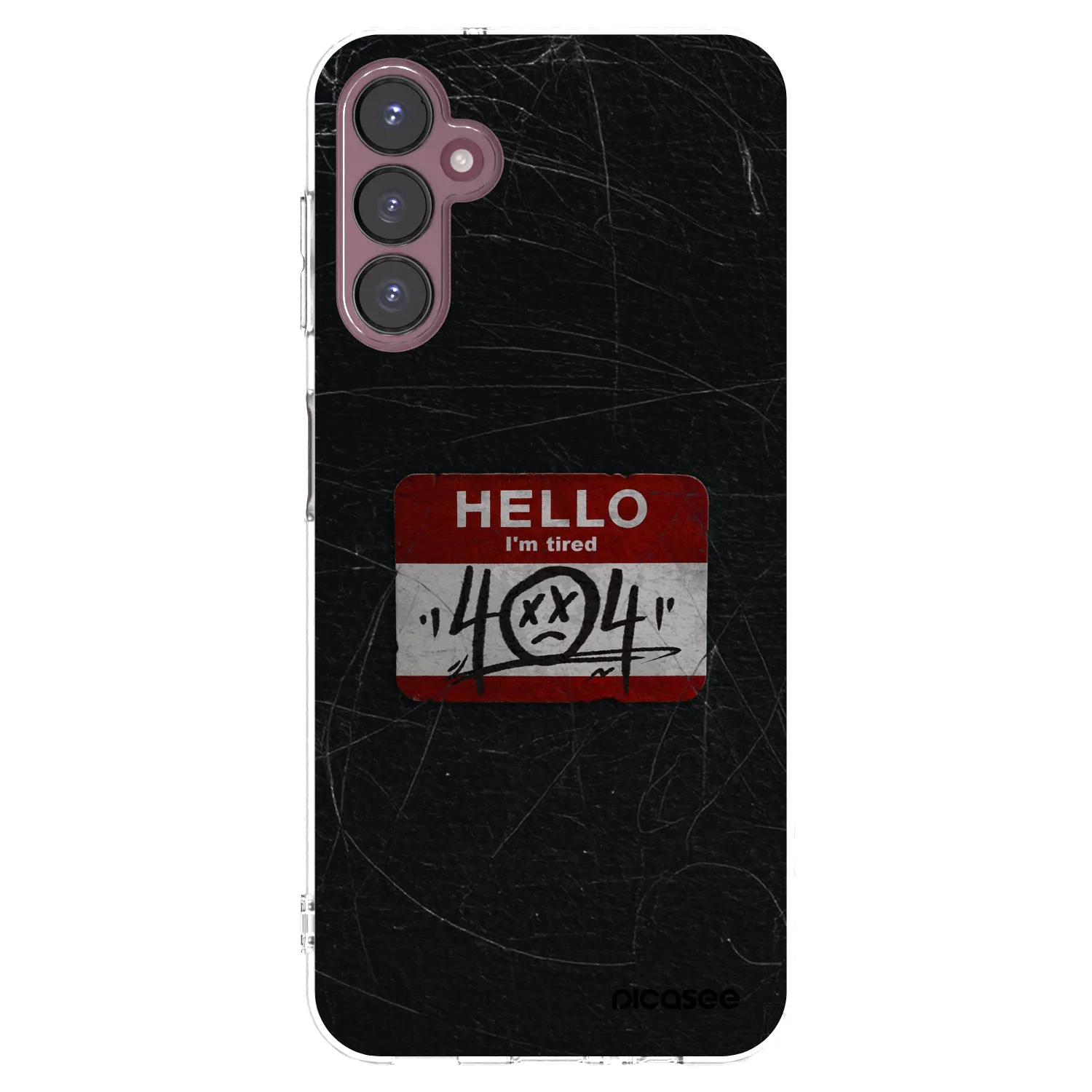 Picasee silikonowe przeźroczyste etui na Samsung Galaxy A05s A057G - HELLO 404