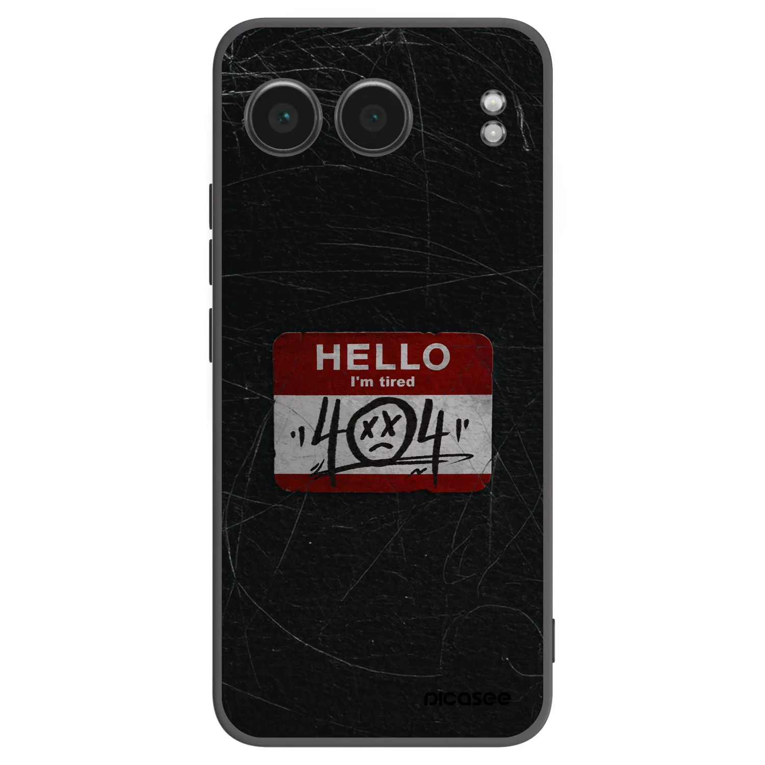 Picasee silikonowe czarne etui na OnePlus Nord 4 - HELLO 404