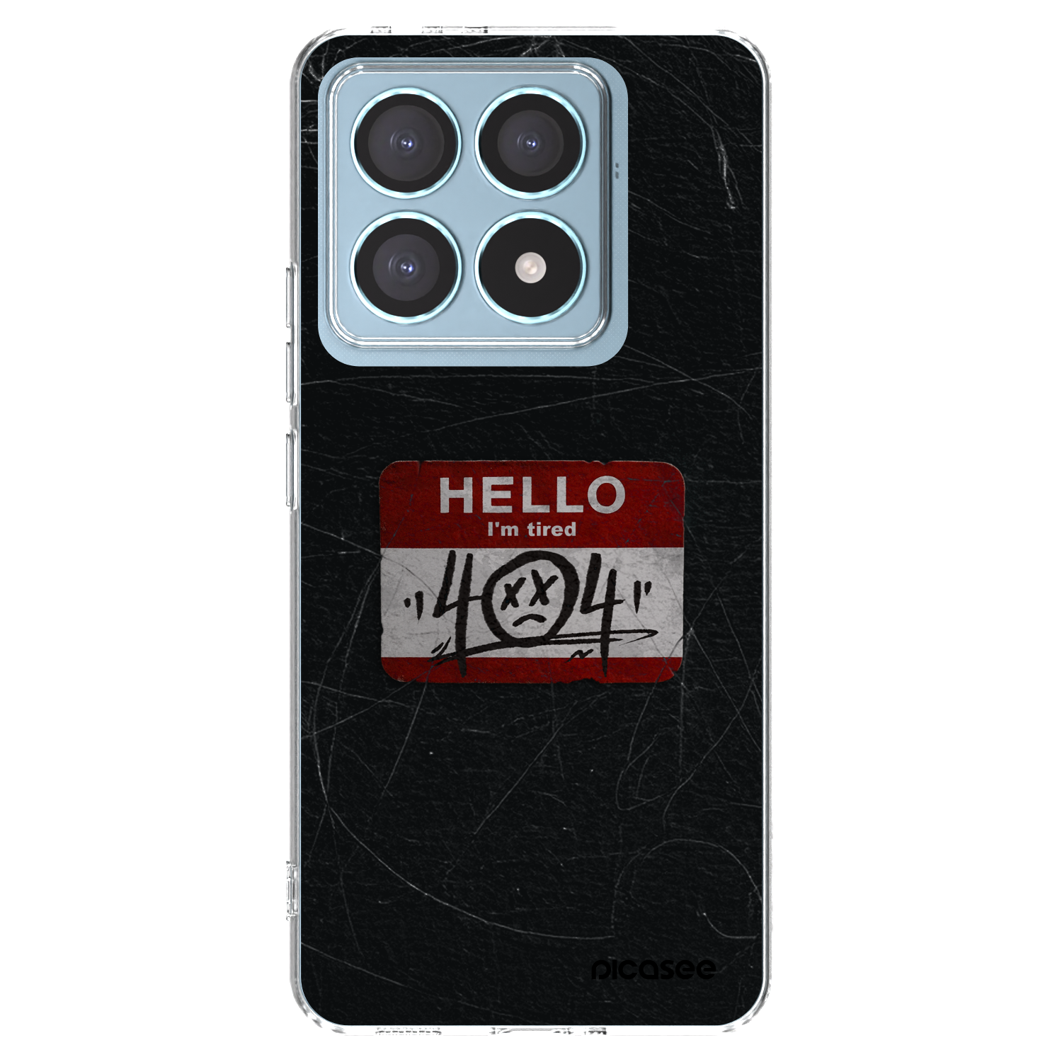 Picasee silikonowe przeźroczyste etui na Xiaomi 14T Pro - HELLO 404